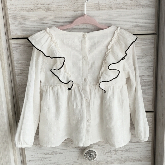 Zara Ruffled Shirt - Picture 2 of 6